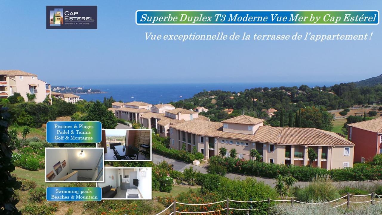 Appartements Modernes Vue Mer A Cap Esterel Сен-Рафаель Екстер'єр фото
